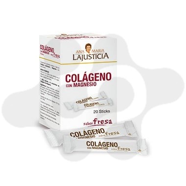 COLAGENO CON MAGNESIO STICKS FRESA 20 STICKS (5 G)