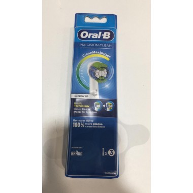 ORAL-B RECAMBIO PRECISION CLEAN 3UDS