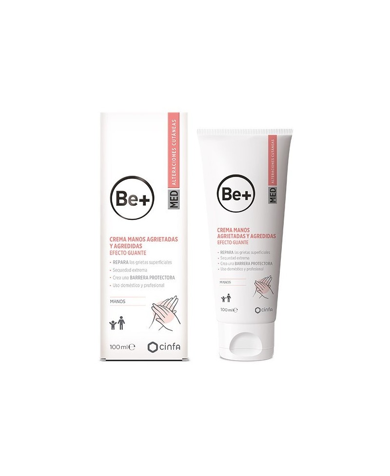 BE+ MED CREMA DE MANOS AGRIETADAS Y AGREDIDAS 1 TUBO 100 ml