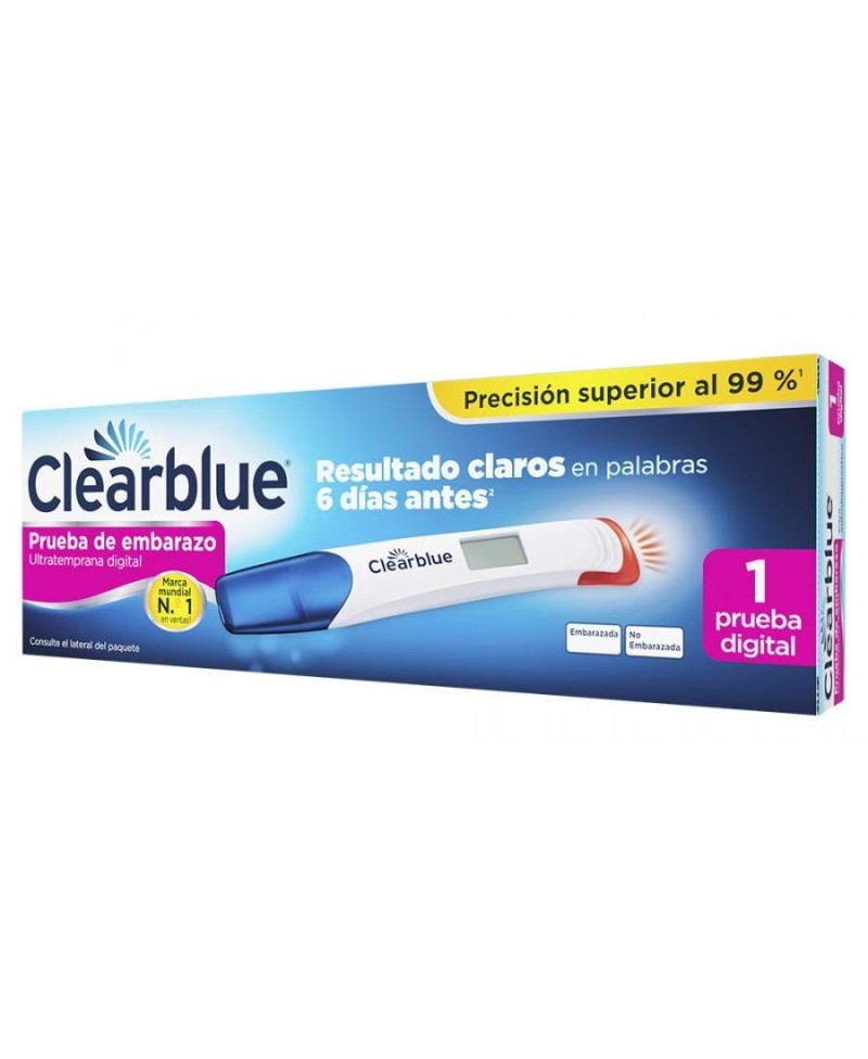 CLEARBLUE PRUEBA DE EMBARAZO ULTRATEMPRANA DIGITAL 1 PRUEBA