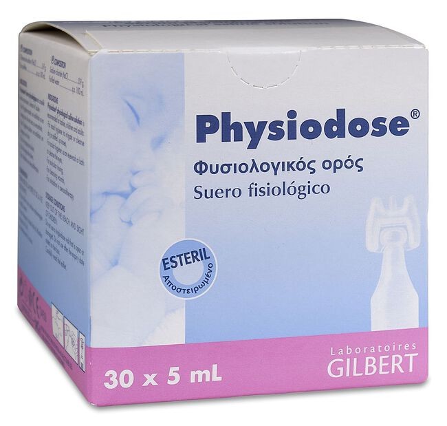 Suero fisiológico estéril monodosis 5 ml caja de 30 unidades 